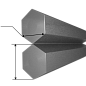 сталь сортовая х/т калиброванная шестигранник 19, марка ст45