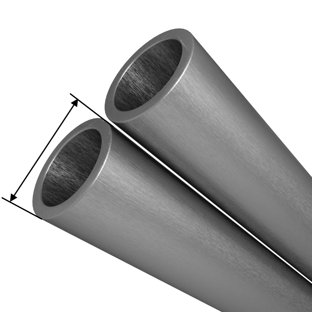 труба алюминиевая 40х2.5, длина 6 м, марка амг6