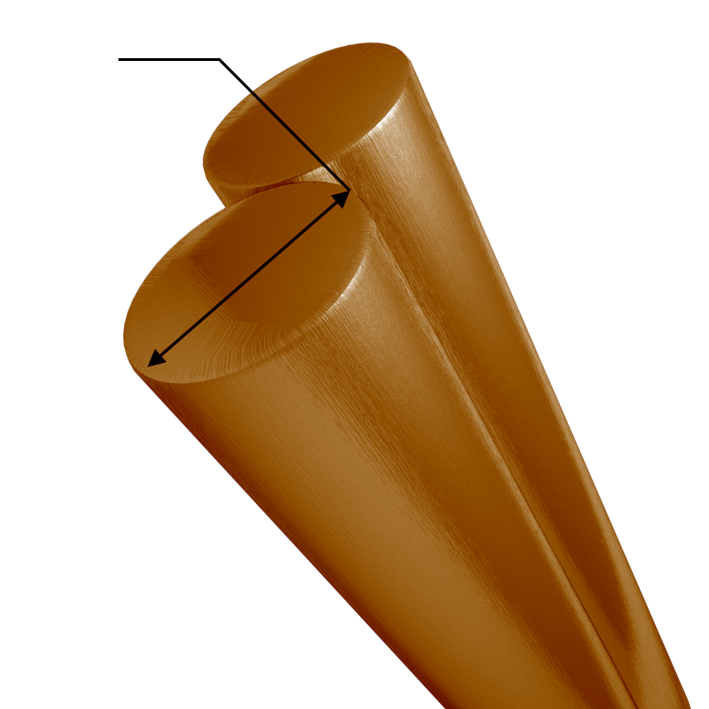 круг бронзовый прес 38, длина 3 м, марка браж9-4